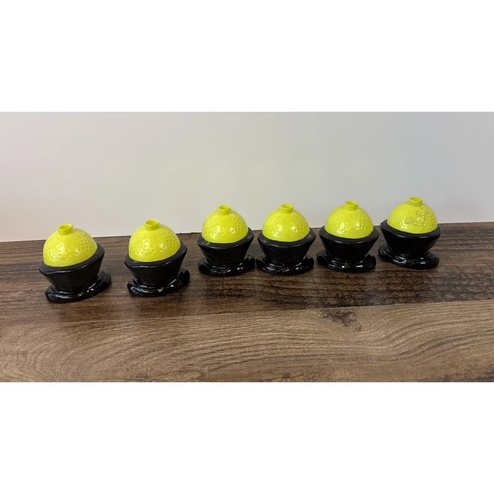 Lot Of 6 Alien Blow Mold String Light Covers Replacement Aliens Space